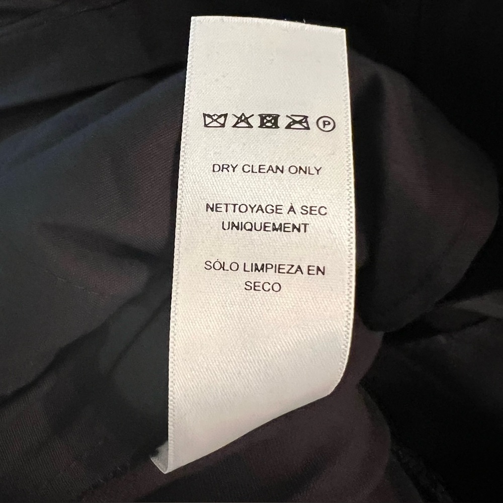 NEW FRAME Le High Straight Trouser Women Noir Black Size 0 - Picture 14 of 14